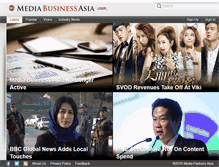 Tablet Screenshot of mediabusinessasia.com